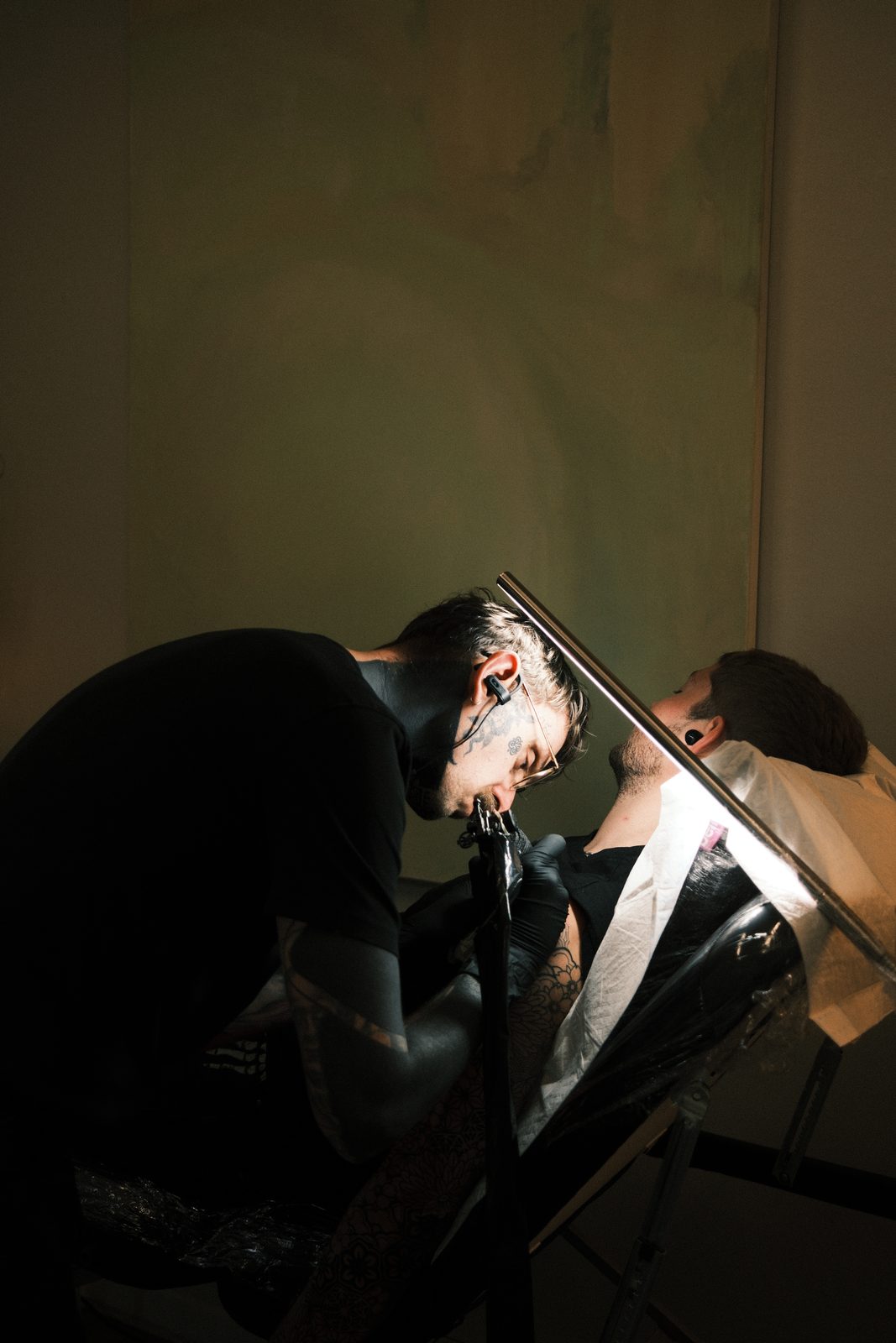 Calm private tattoo studio session in Clifton, Bristol